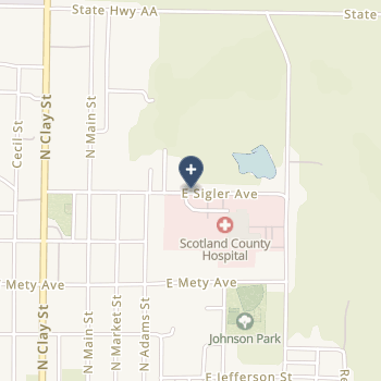 Scotland County Hospital on map