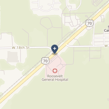 Roosevelt General Hospital on map