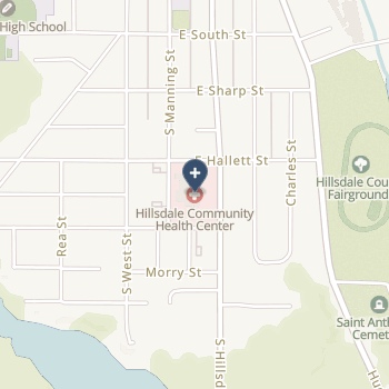 Hillsdale Hospital on map