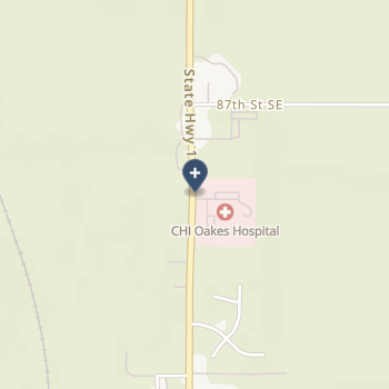 Chi Oakes Hospital on map