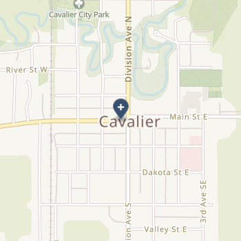 Pembina County Memorial Hospital on map