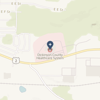 Dickinson County Memorial Hospital on map