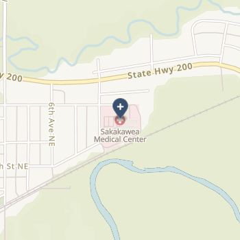 Sakakawea Medical Center - Cah on map