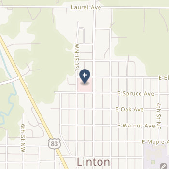 Linton Hospital - Cah on map