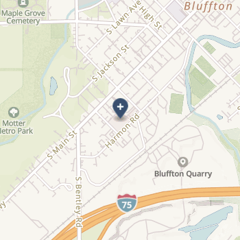Bluffton Hospital on map