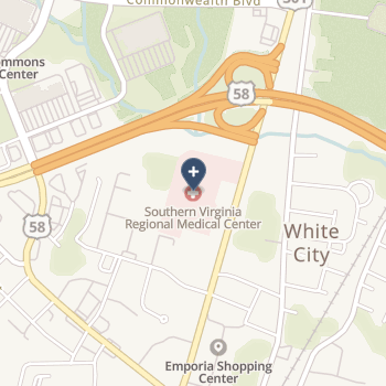 Southern Virginia Regional Medical Center on map