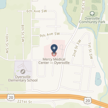 Mercy Medical Center-Dyersville on map