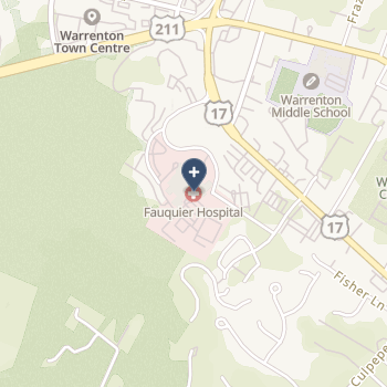 Fauquier Hospital on map