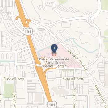 Kaiser Foundation Hospital-Santa Rosa on map
