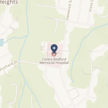 Bedford Memorial Hospital on map
