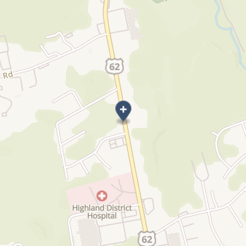 Highland District Hospital on map