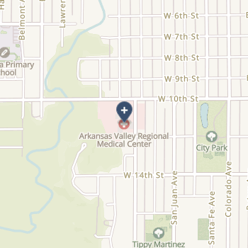 Arkansas Valley Regional Medical Center on map
