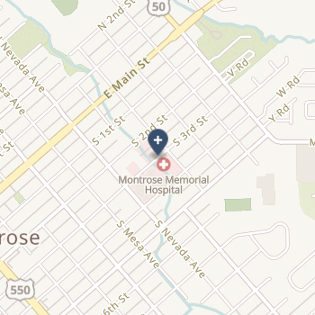 Montrose Memorial Hospital on map