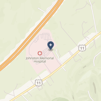 Johnston Memorial Hospital on map