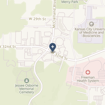 Freeman Health System - Freeman West on map