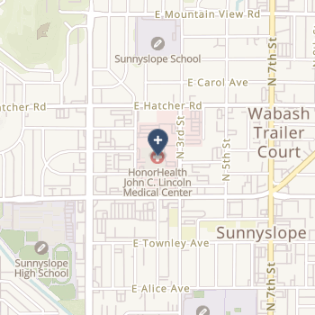 John C. Lincoln North Mountain Hospital on map