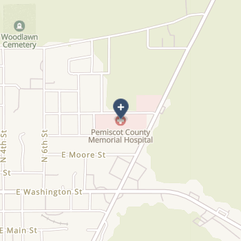 Pemiscot County Memorial Hospital on map