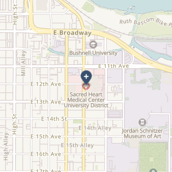 Sacred Heart University District on map