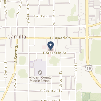 Mitchell County Hospital on map