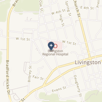 Livingston Regional Hospital on map