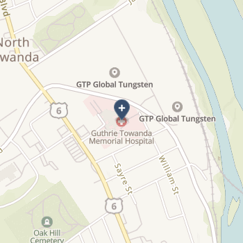 Guthrie Towanda Memorial Hospital on map