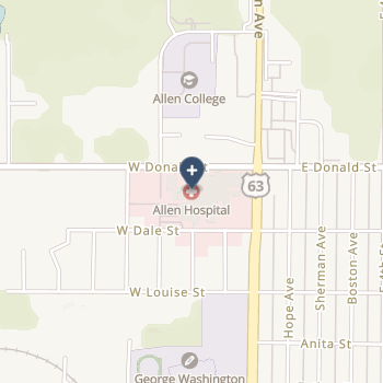 Allen Hospital on map