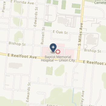 Baptist Memorial Hospital Union City on map