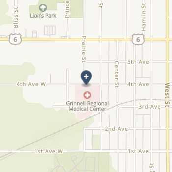 Grinnell Regional Medical Center on map