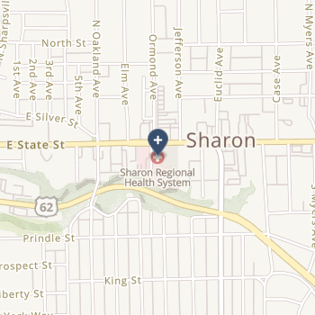 Sharon Regional Health System on map