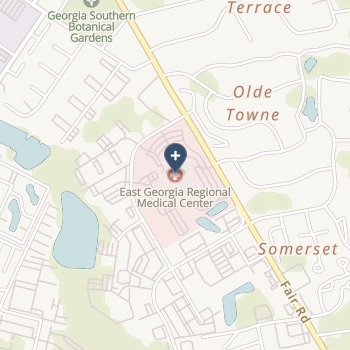 East Georgia Regional Medical Center on map