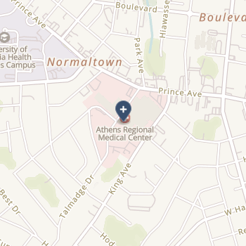 Piedmont Athens Regional Medical Center on map