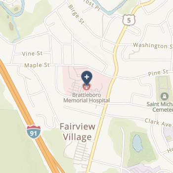 Brattleboro Memorial Hospital on map