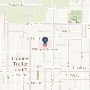 Chi Health Schuyler on map