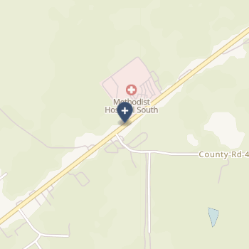 Methodist Hospital South on map