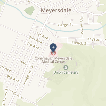 Meyersdale Medical Center on map