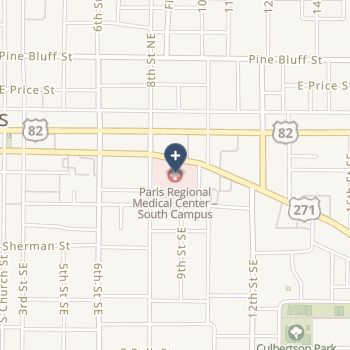 Paris Regional Medical Center on map