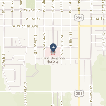 Russell Regional Hospital on map