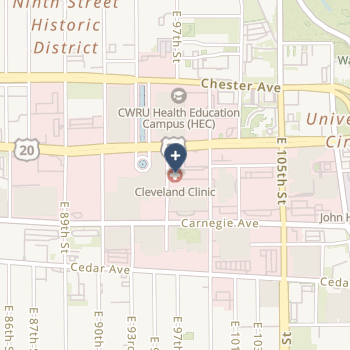 Cleveland Clinic on map