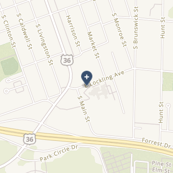 Pershing Memorial Hospital on map