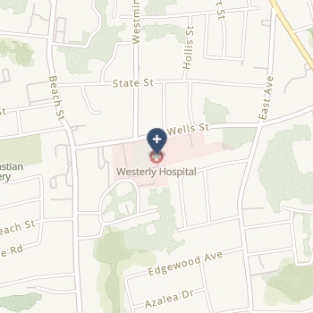 Westerly Hospital on map