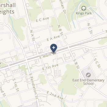 Baptist Easley Hospital on map