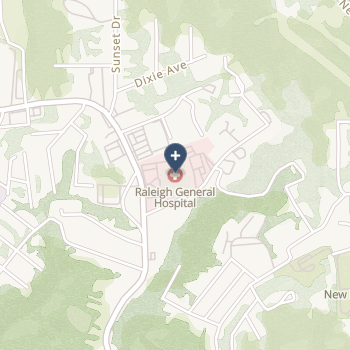 Raleigh General Hospital on map