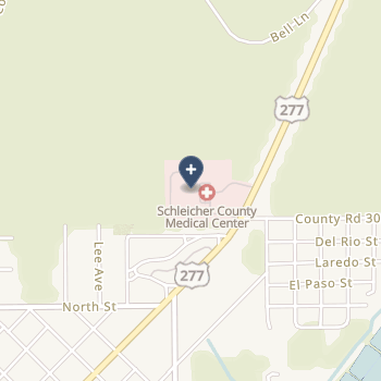 Schleicher County Medical Center on map