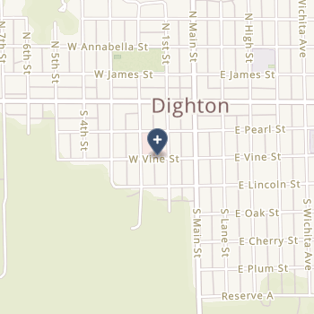 Lane County Hospital on map