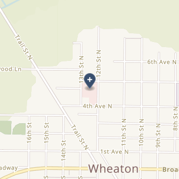 Sanford Medical Center Wheaton on map