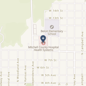 Mitchell County Hospital Health Systems on map