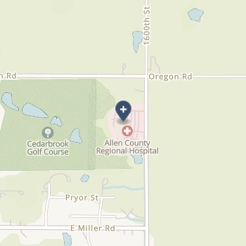 Allen County Regional Hospital on map