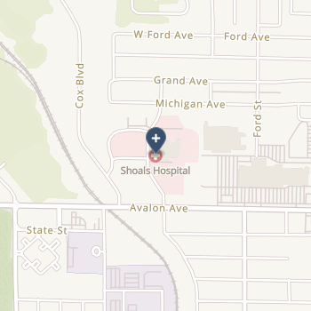 Shoals Hospital on map