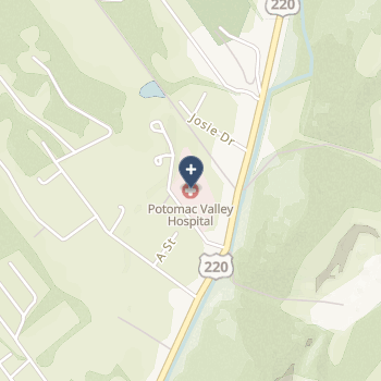 Potomac Valley Hospital on map