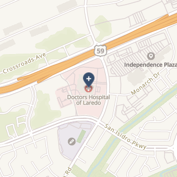 Doctors Hospital Of Laredo on map